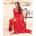 4601 RED MAISHA DESIGNER WEDDING WEAR SLIT STYLE DRESS